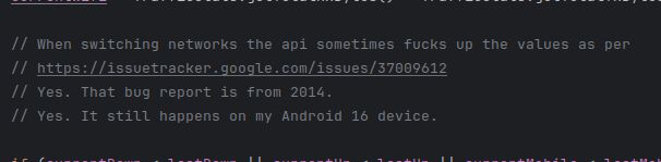 An incredibly angry comment I left about a bug I experienced
